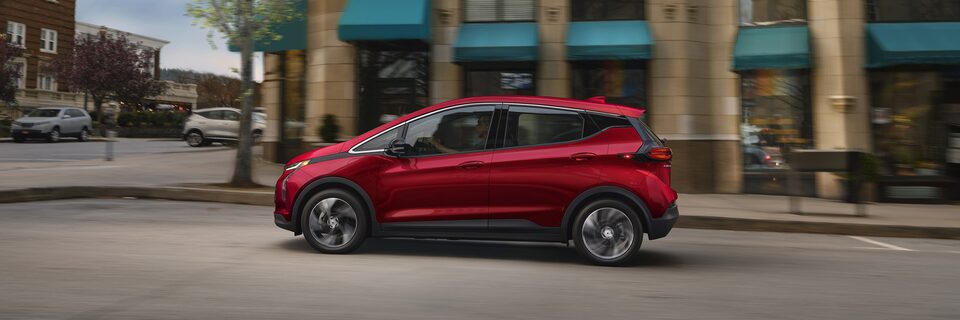 Design do carro elétrico Chevrolet Bolt EV